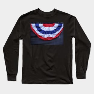 American Patriotic Banner Long Sleeve T-Shirt